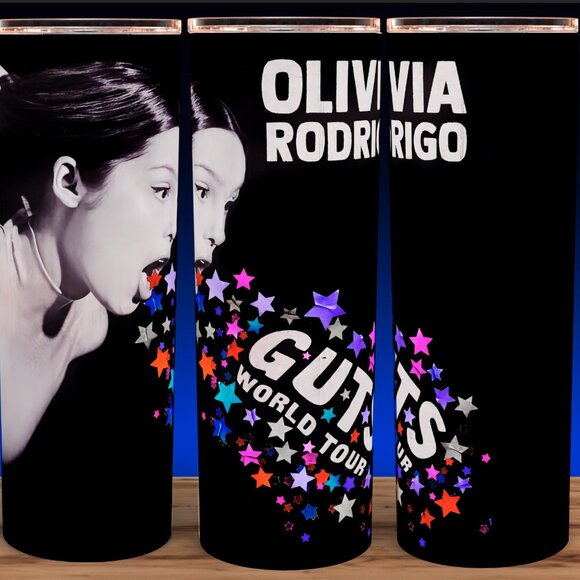 Glow in the Dark Olivia Rodrigo Guts World Tour Cup Mug Tumbler 20oz - Picture 2 of 4